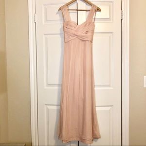 Amsale Silk Chiffon Gown